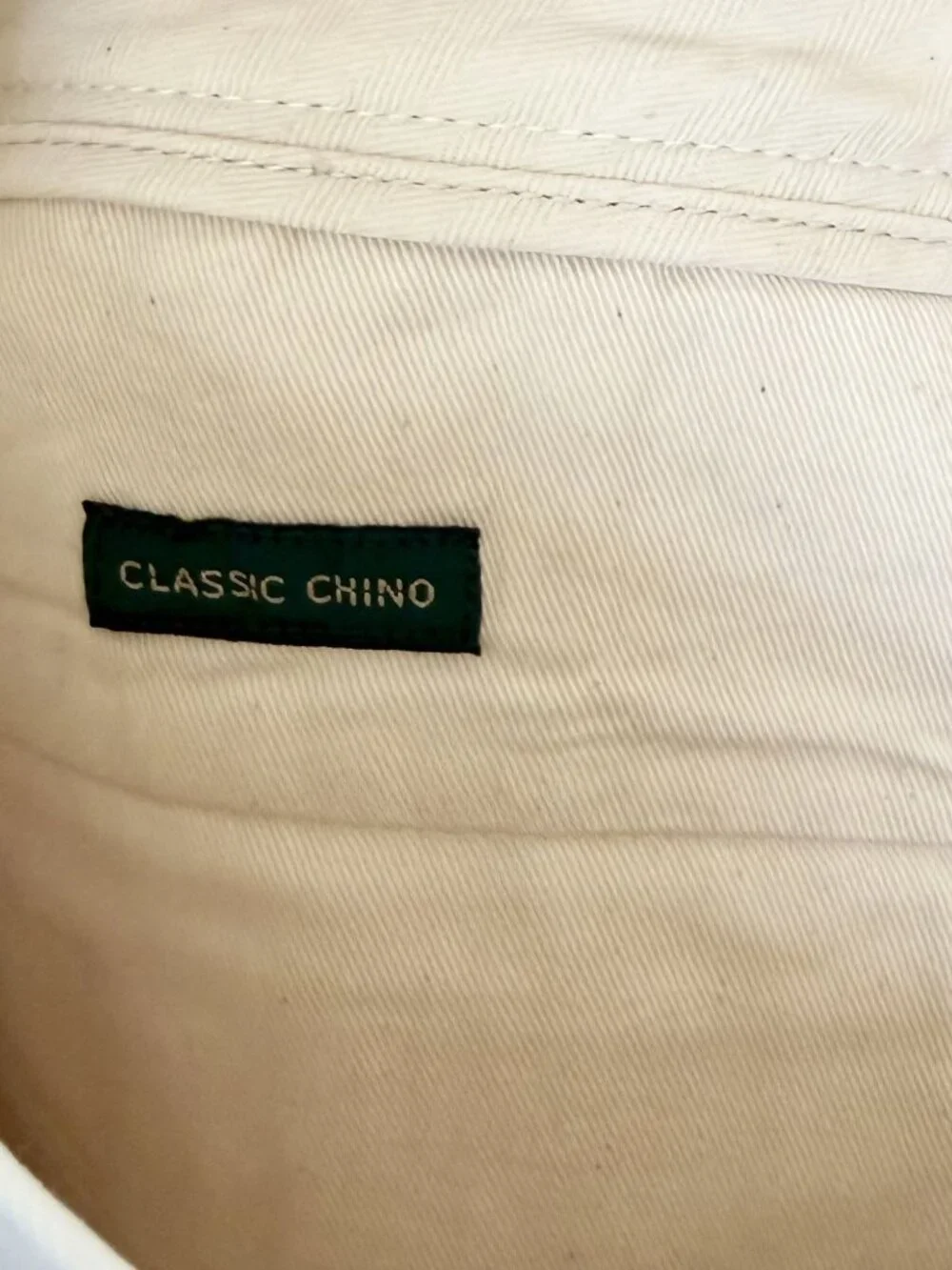 NWT J.Crew White Classic Chino Pant - Size: 34x32